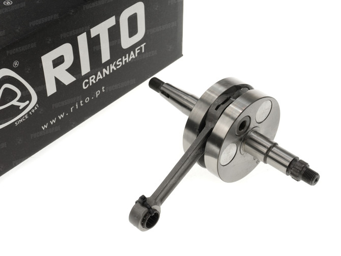 Crankshaft Puch MV / VS / Velux X30 and Co. 2 speed manual Rito full round main